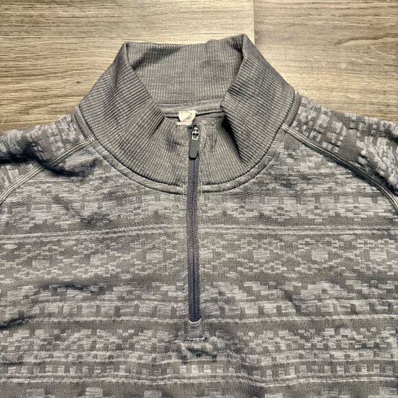 Lululemon Women's Rest Less 1/4 Zip Sweater - Grey - Picture 6 of 10